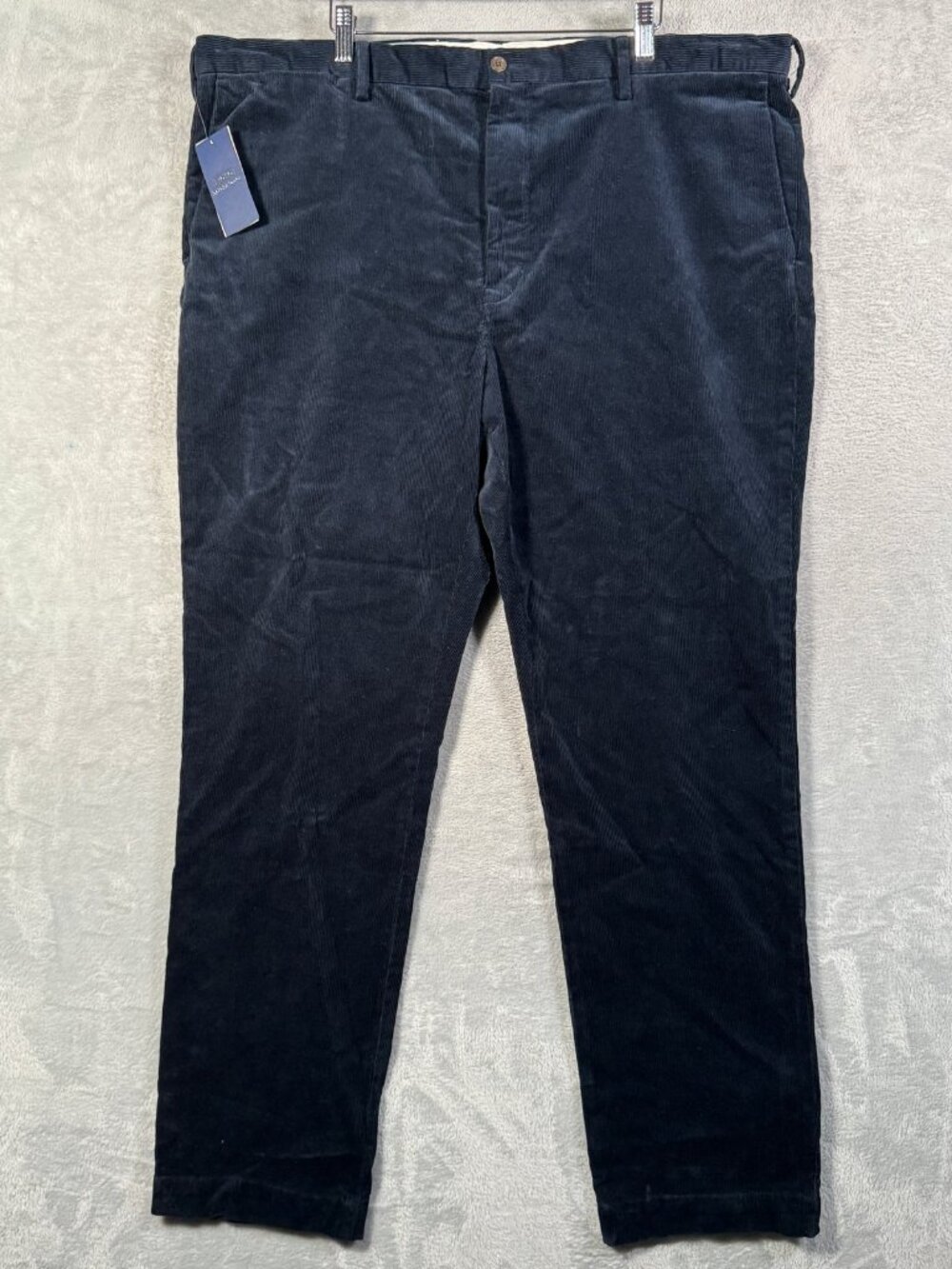 Polo Ralph Lauren Pants Mens 42x32 Blue Andover Corduroy SLIM Fit Stretch